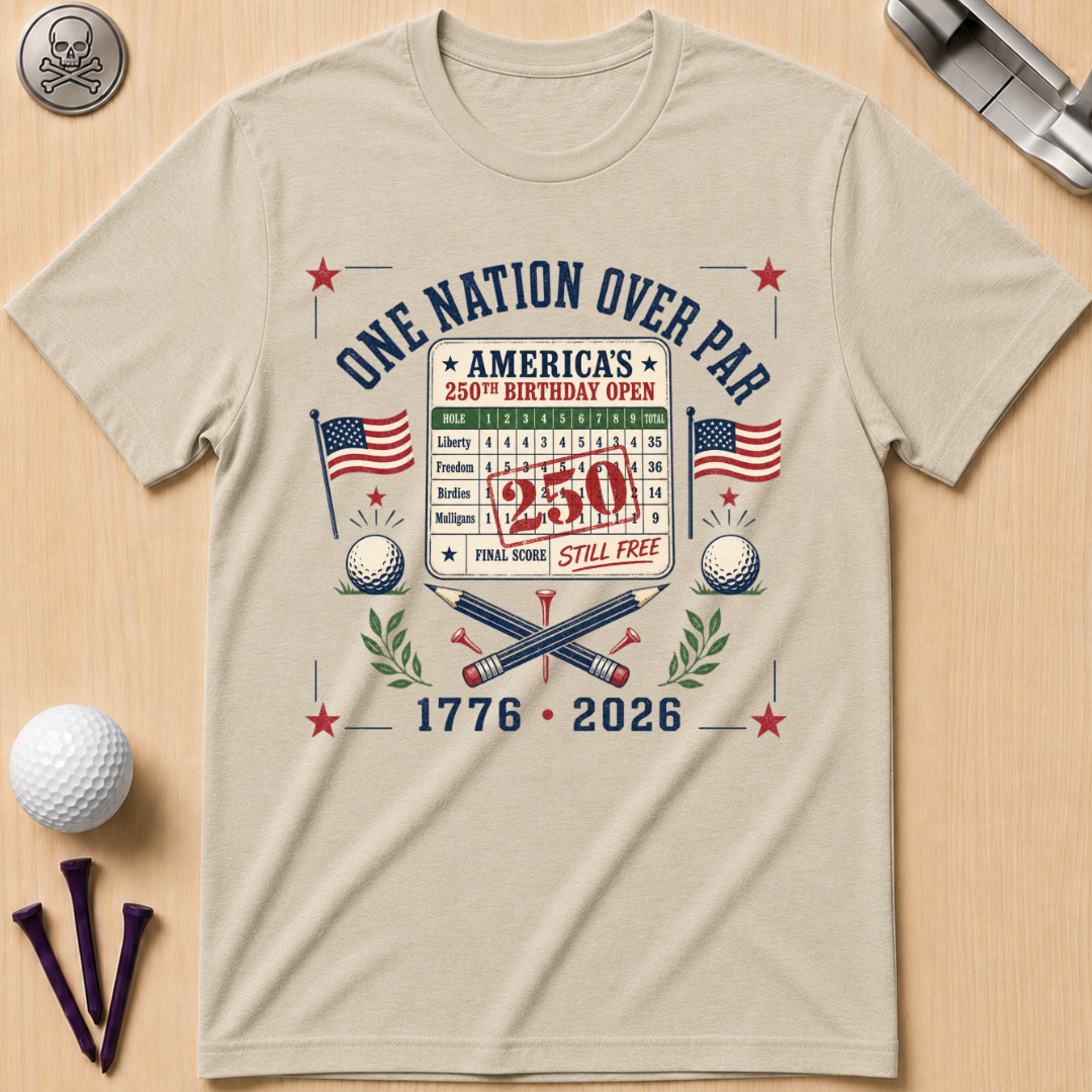 One Nation Over Par Golf T‑Shirt