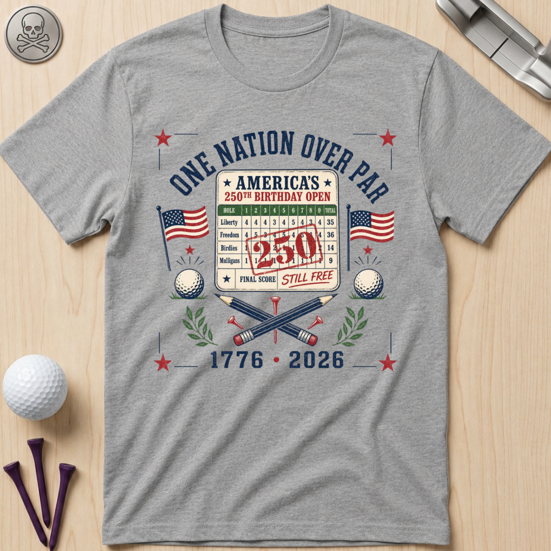 One Nation Over Par Golf T‑Shirt