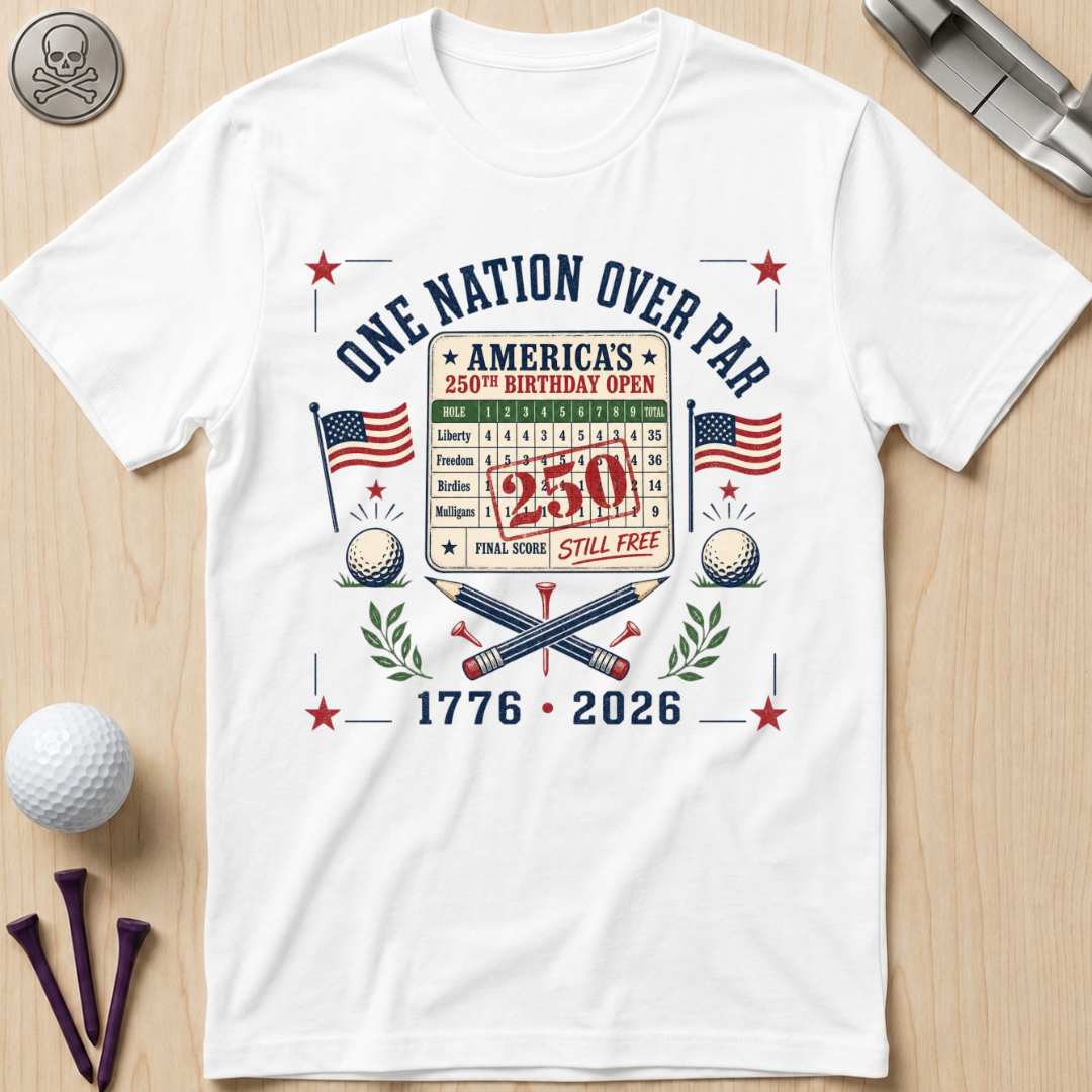 One Nation Over Par Golf T‑Shirt