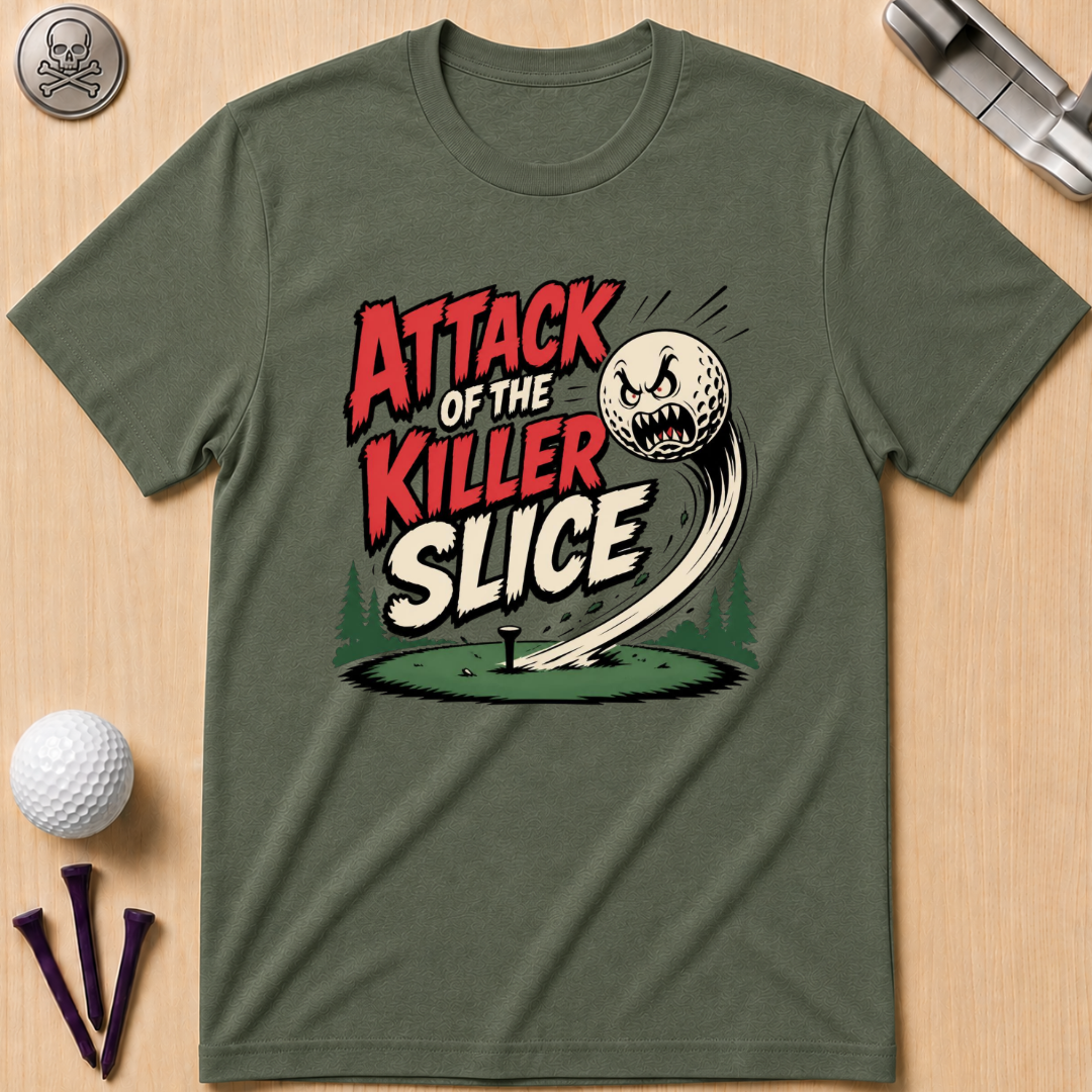 Attack of the Killer Slice Golf T-Shirt