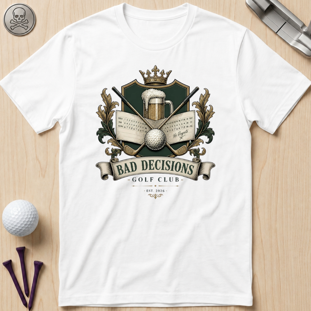 Bad Decisions Golf Club T-Shirt