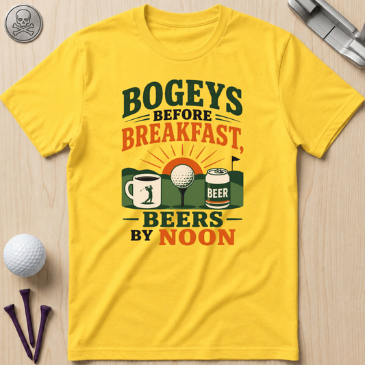 Bogeys Before Breakfast, Beers By Noon T-Shirt