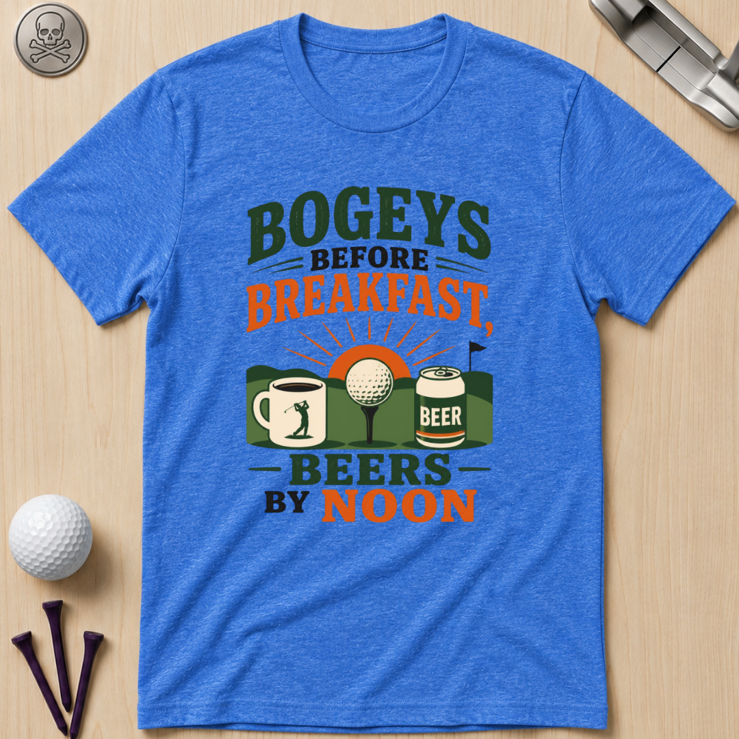 Bogeys Before Breakfast, Beers By Noon T-Shirt