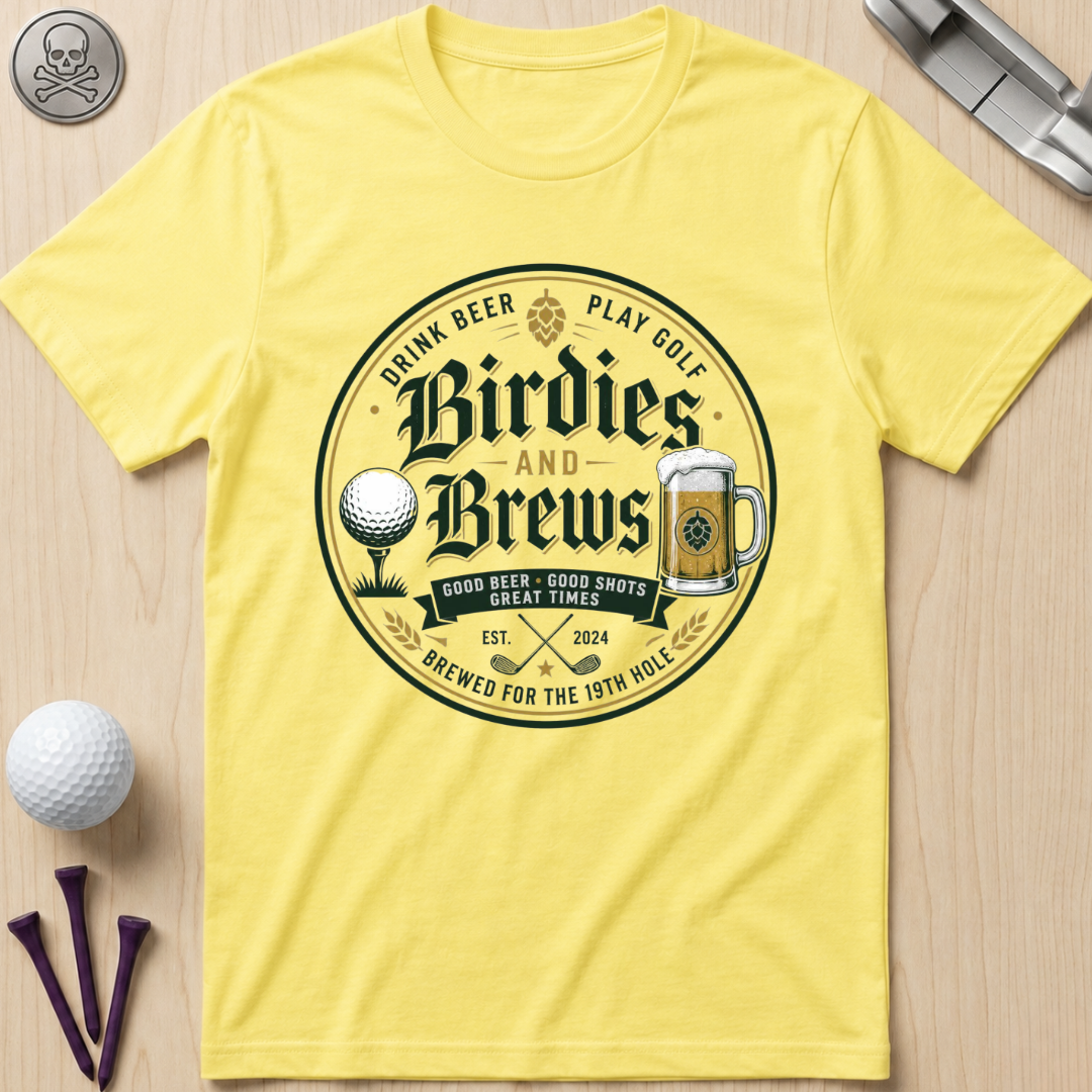 Birdies and Brews Golf T-Shirt
