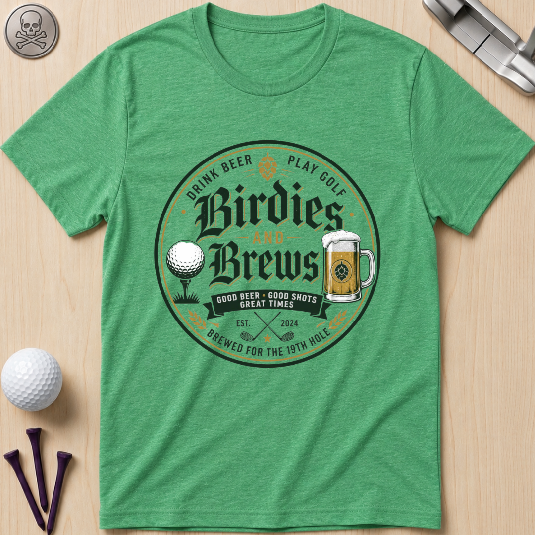 Birdies and Brews Golf T-Shirt