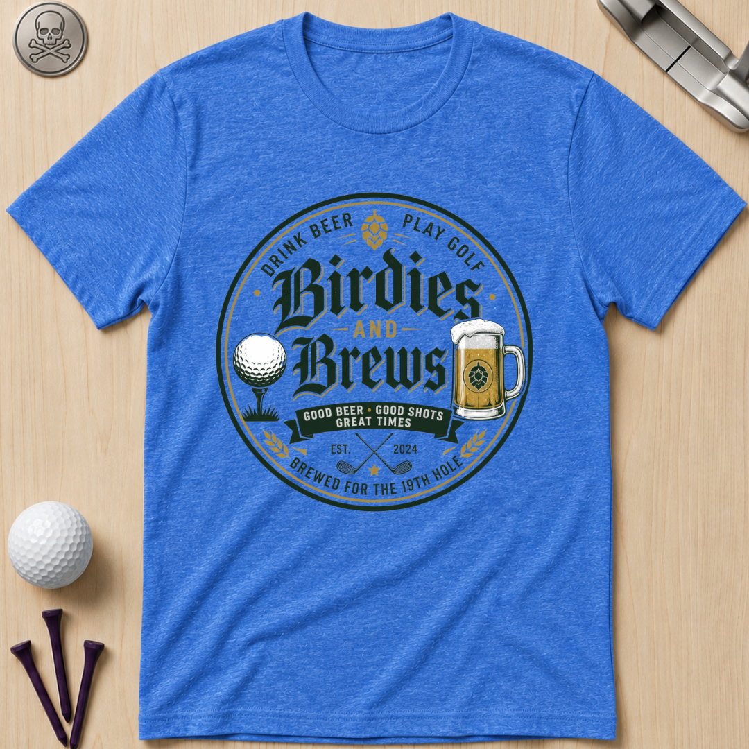 Birdies and Brews Golf T-Shirt