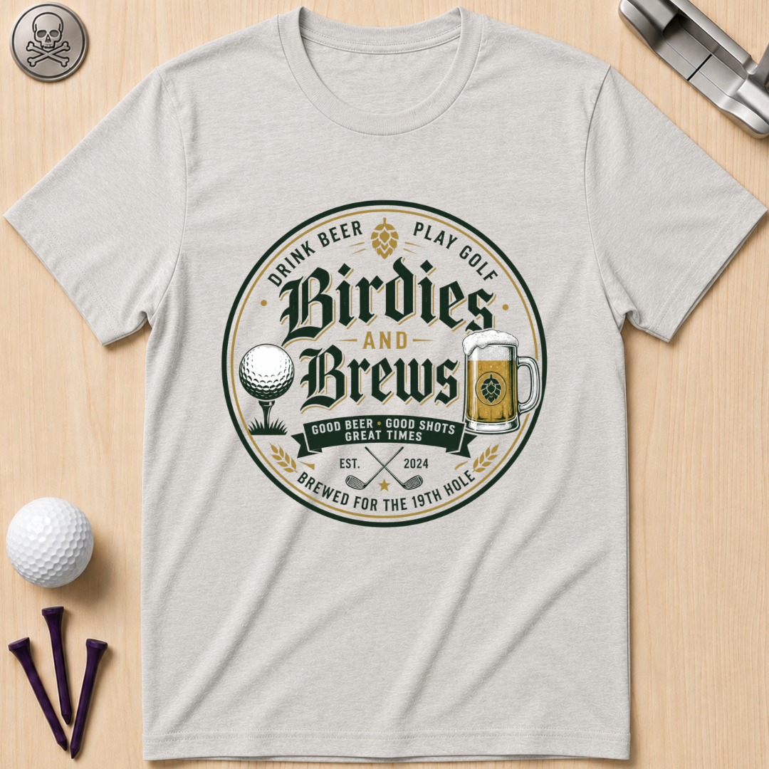 Birdies and Brews Golf T-Shirt