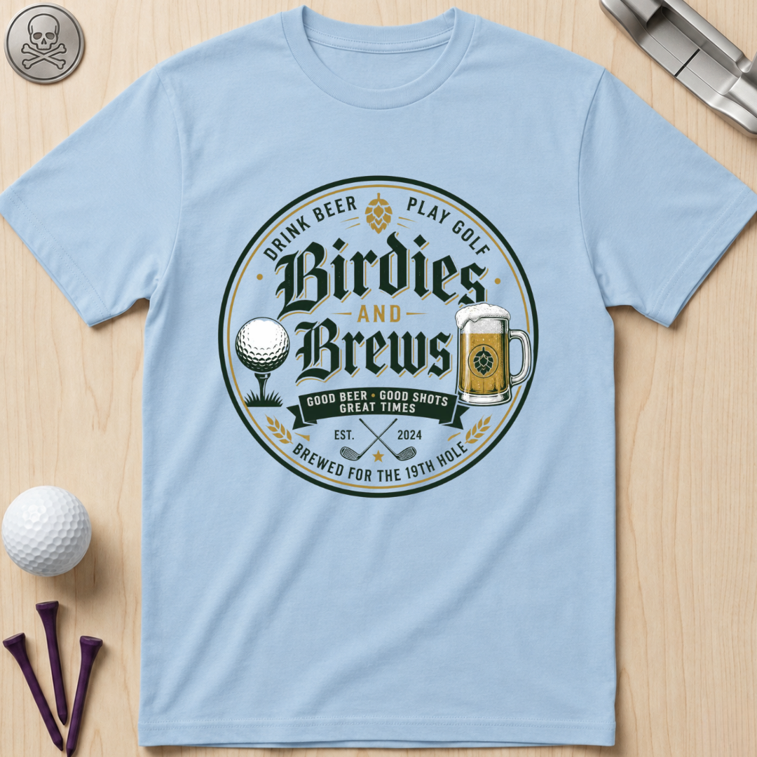Birdies and Brews Golf T-Shirt