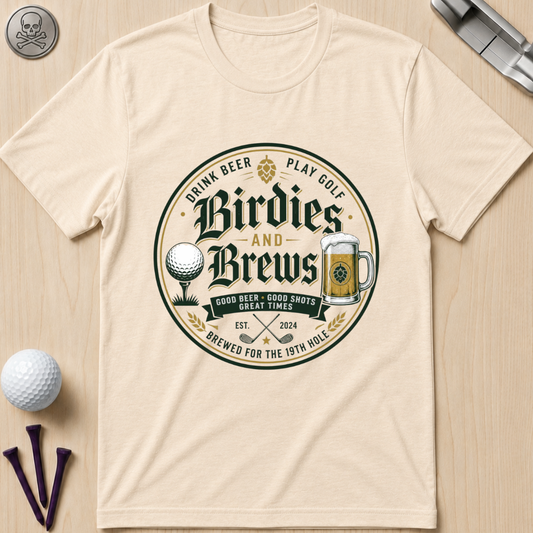 Birdies and Brews Golf T-Shirt