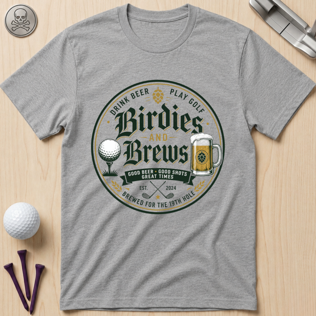 Birdies and Brews Golf T-Shirt