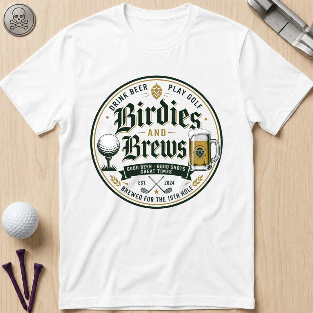 Birdies and Brews Golf T-Shirt