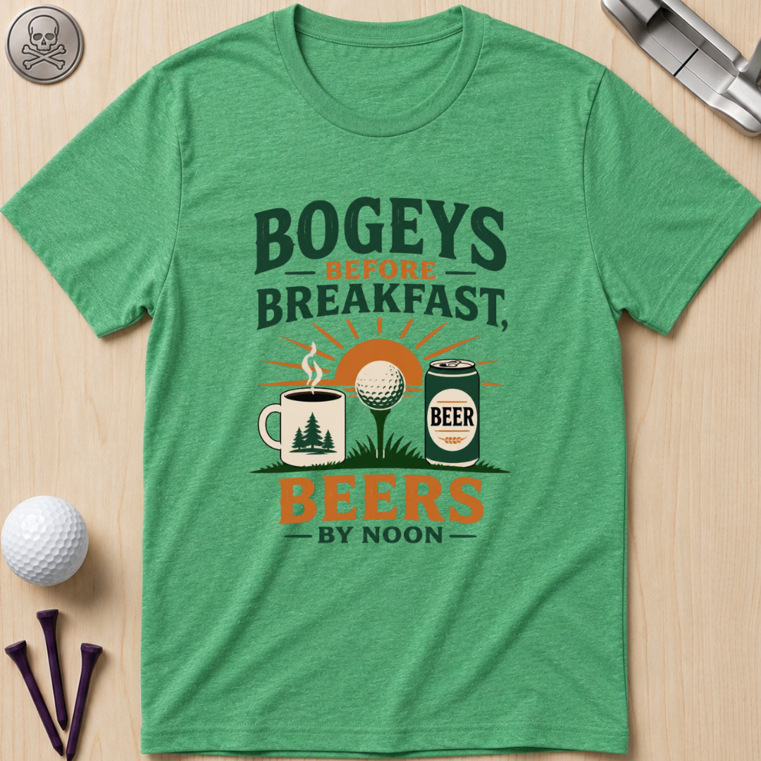 Bogeys Before Breakfast Golf T-Shirt