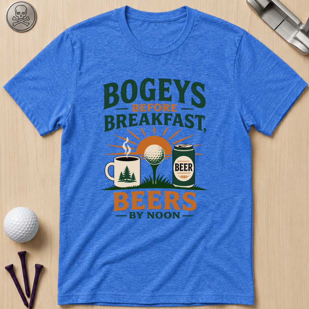Bogeys Before Breakfast Golf T-Shirt