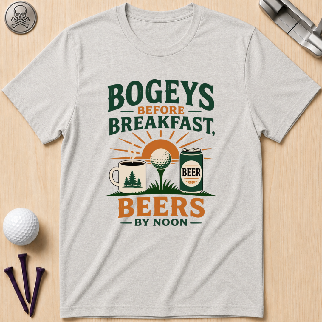 Bogeys Before Breakfast Golf T-Shirt