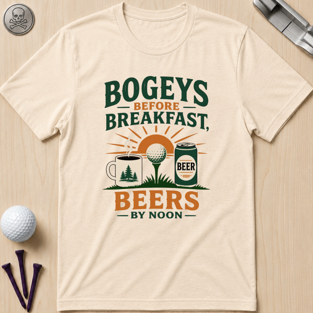 Bogeys Before Breakfast Golf T-Shirt