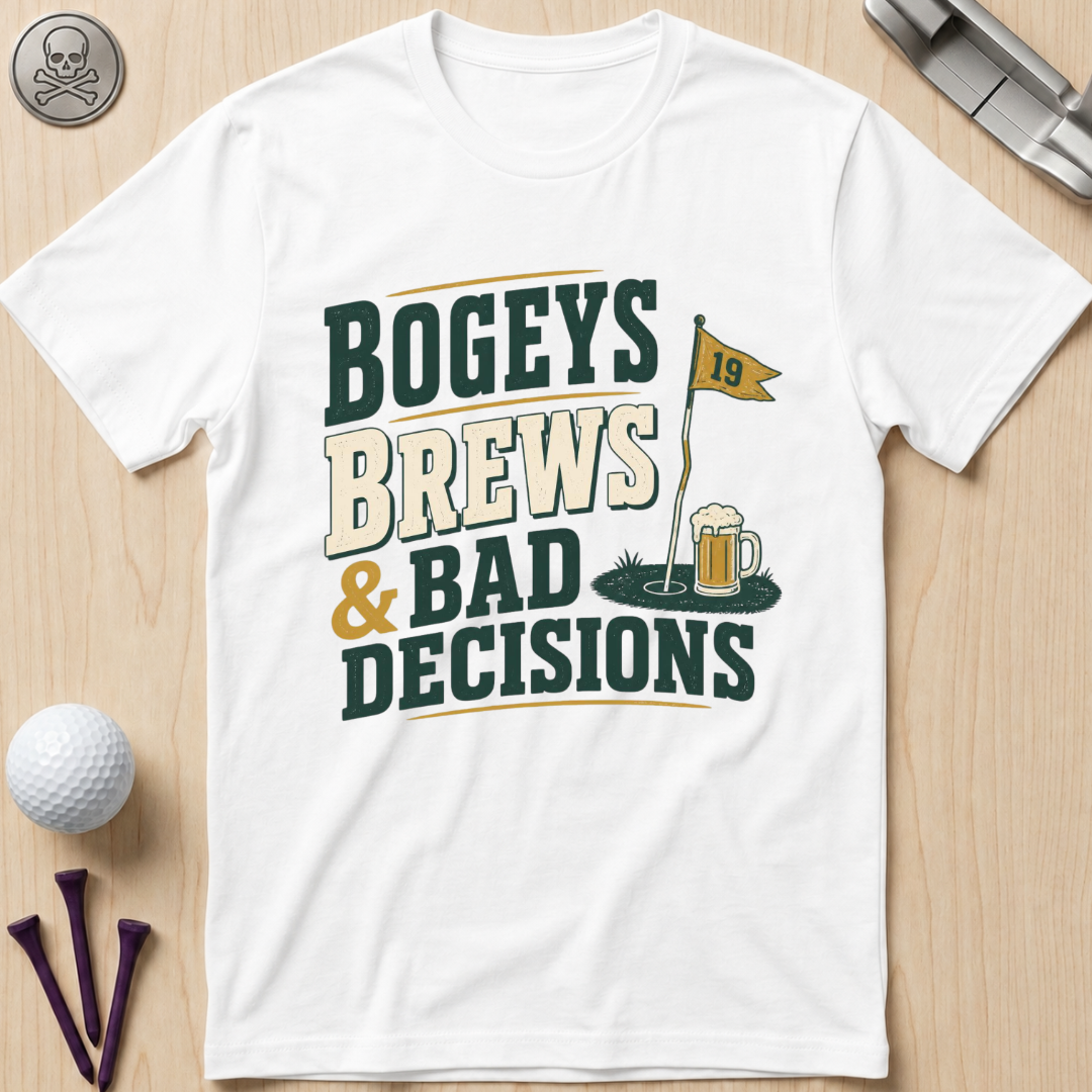Bogeys Brews & Bad Decisions T-Shirt