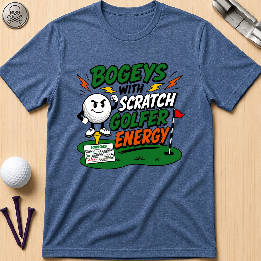 Bogeys With Scratch Golfer Energy T-Shirt