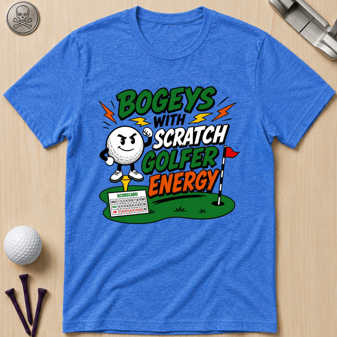 Bogeys With Scratch Golfer Energy T-Shirt