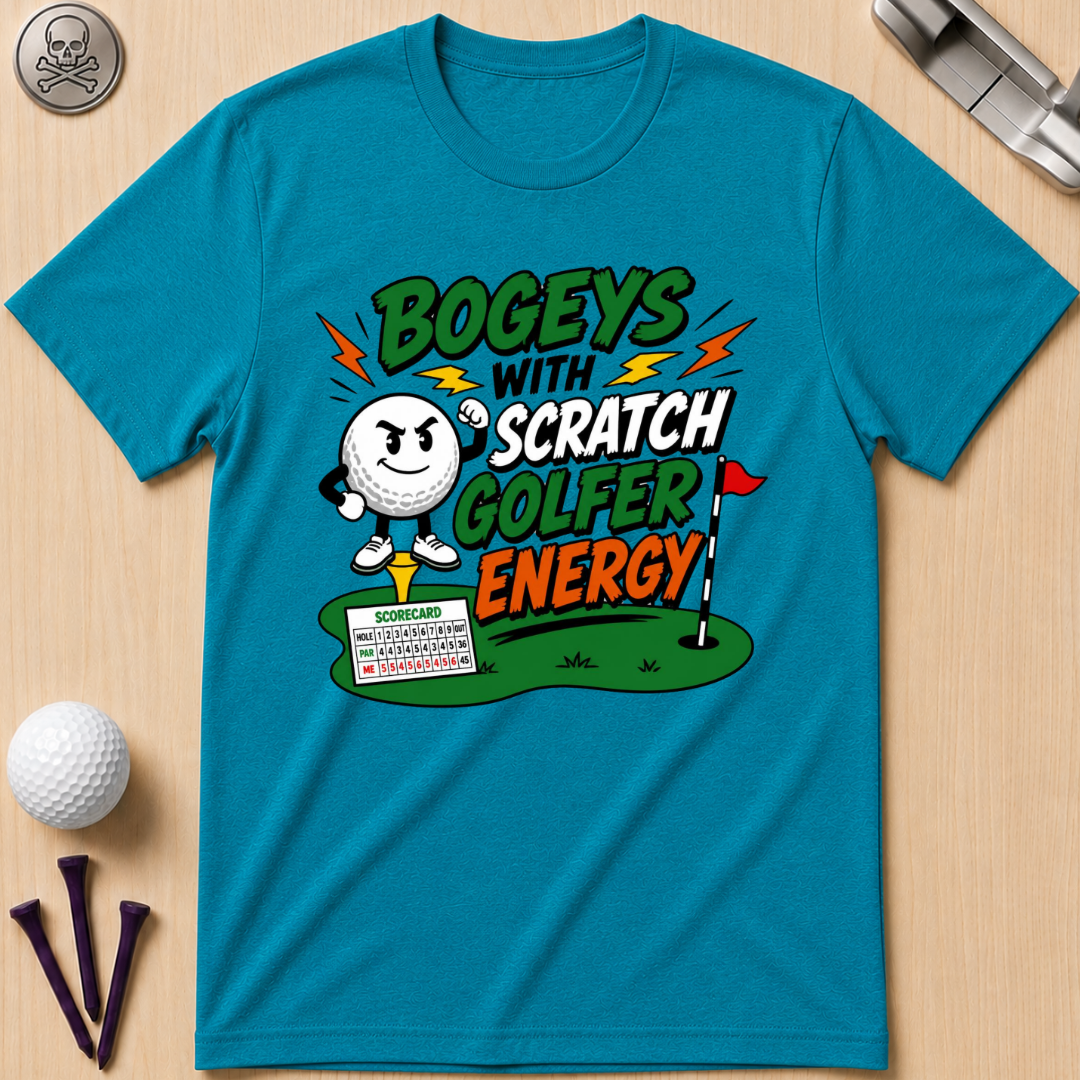 Bogeys With Scratch Golfer Energy T-Shirt