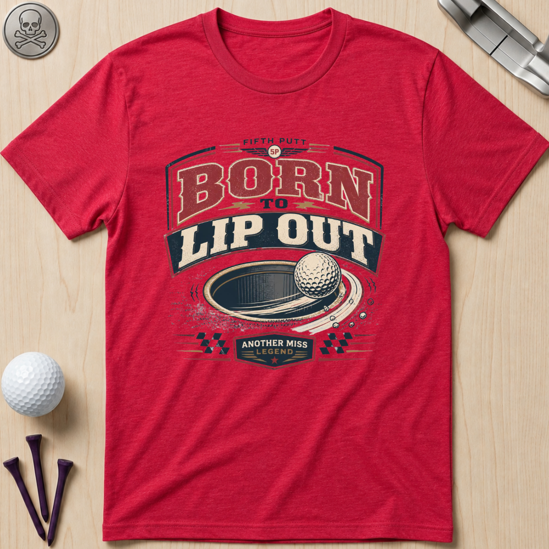 Born to Lip Out Golf T-Shirt