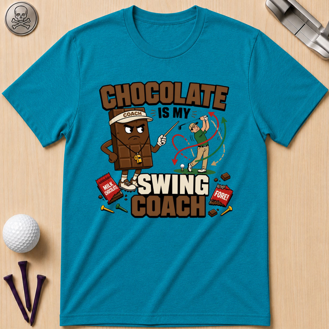 Chocolate Is My Swing Coach T-Shirt