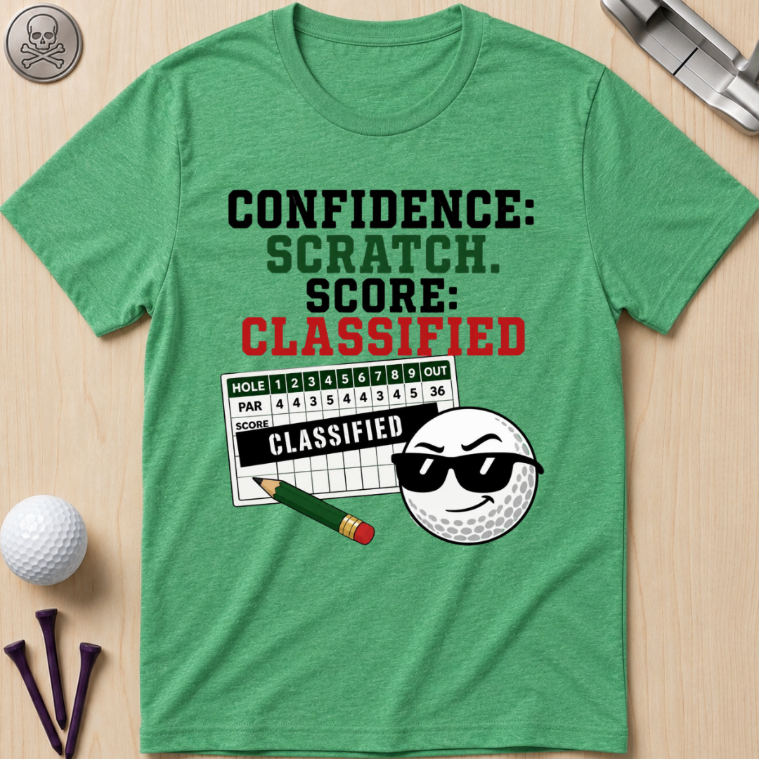 Confidence: Scratch. Score: Classified T-Shirt