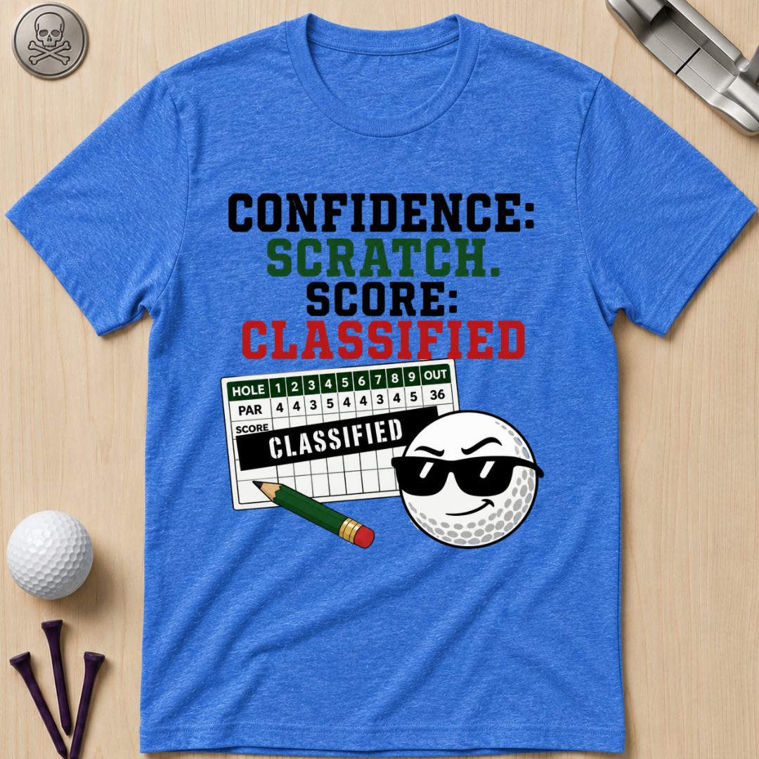 Confidence: Scratch. Score: Classified T-Shirt