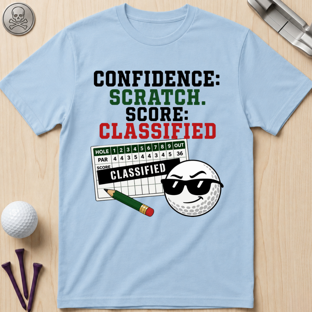 Confidence: Scratch. Score: Classified T-Shirt