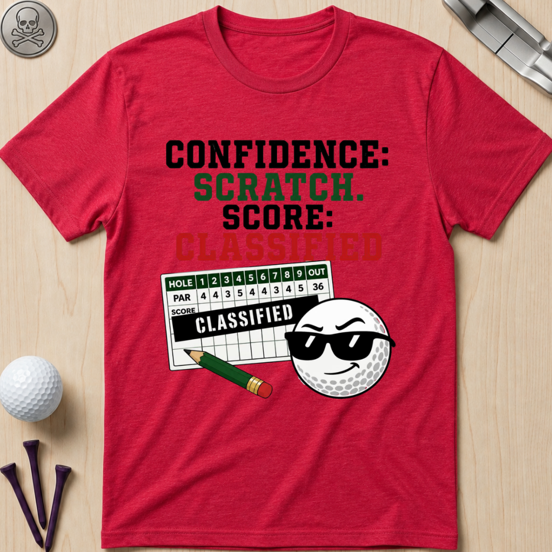 Confidence: Scratch. Score: Classified T-Shirt