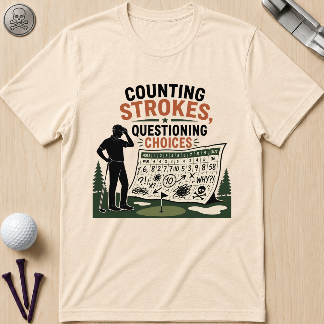 Counting Strokes, Questioning Choices T-Shirt