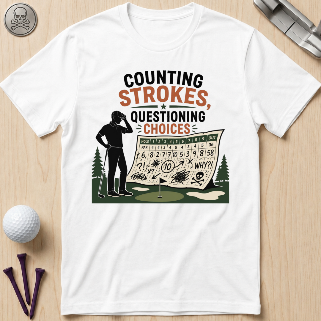 Counting Strokes, Questioning Choices T-Shirt