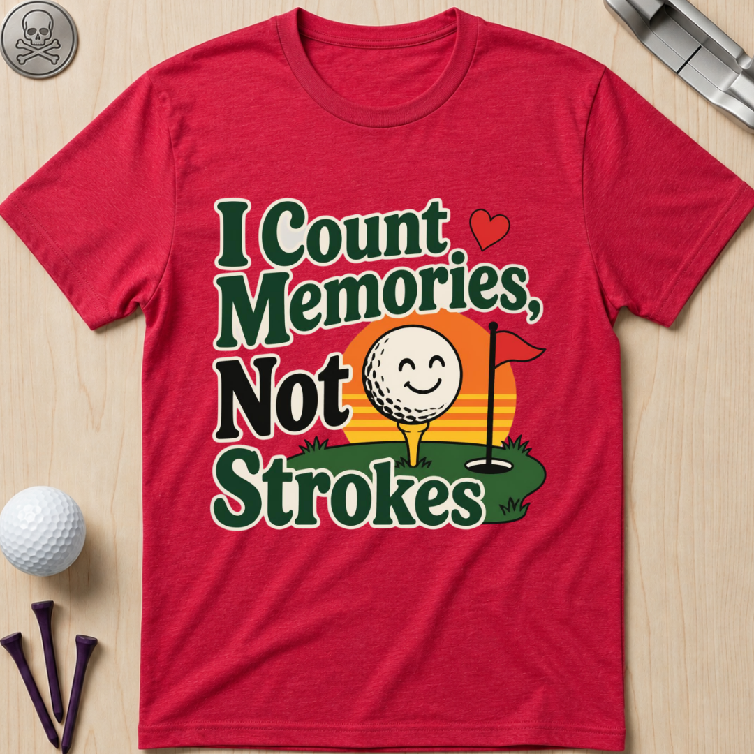 I Count Memories, Not Strokes T-Shirt