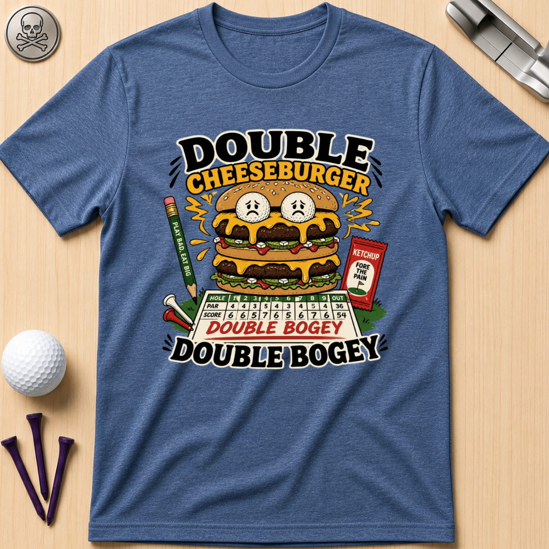 Double Cheeseburger Double Bogey T-Shirts