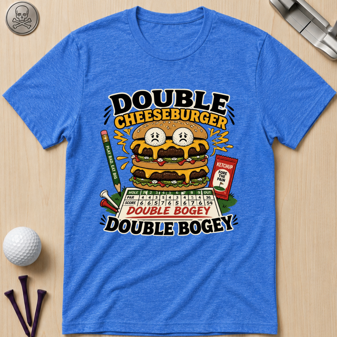 Double Cheeseburger Double Bogey T-Shirts