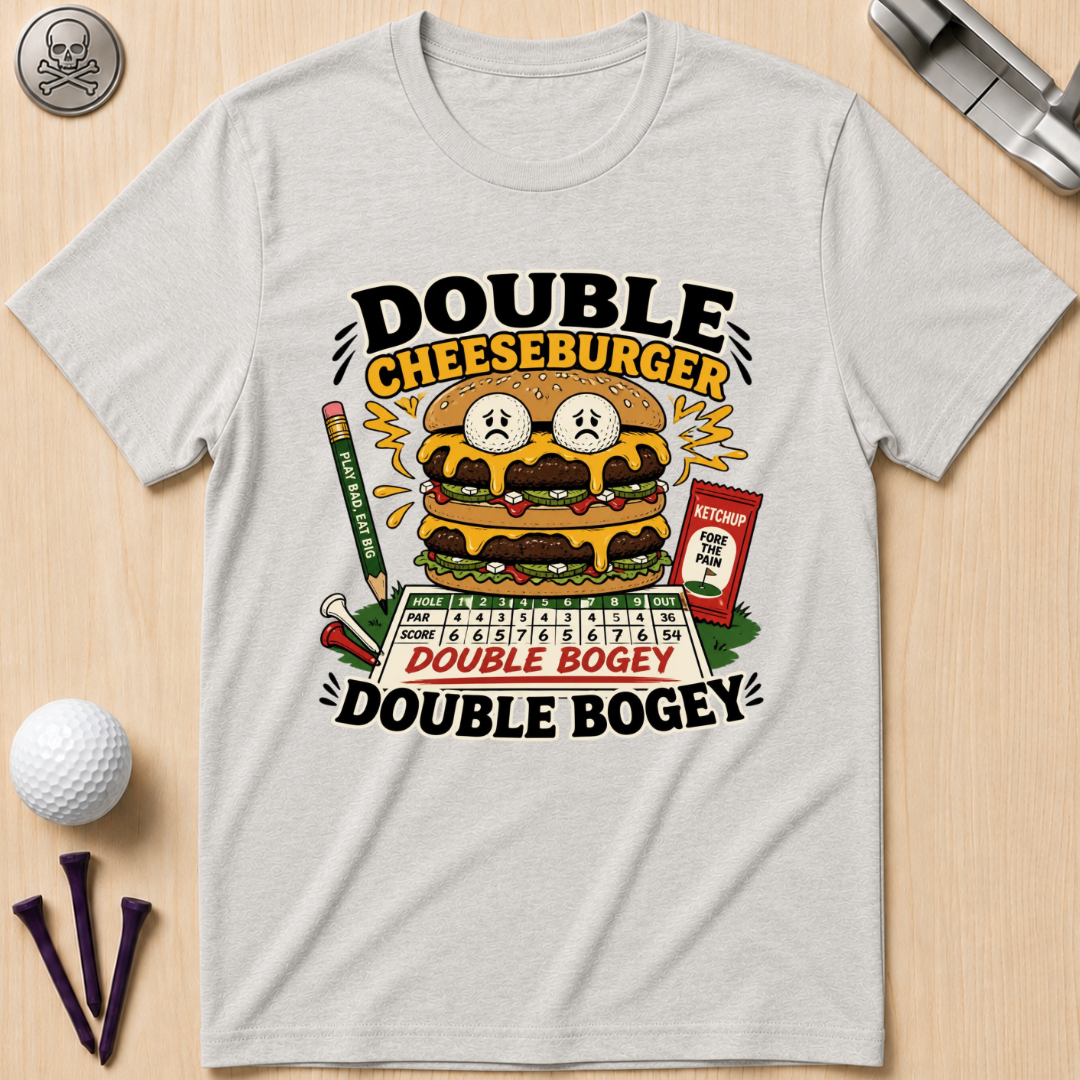 Double Cheeseburger Double Bogey T-Shirts