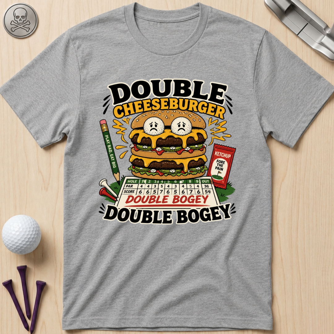 Double Cheeseburger Double Bogey T-Shirts