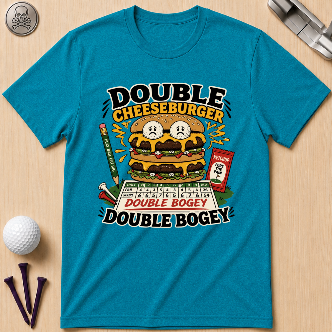 Double Cheeseburger Double Bogey T-Shirts