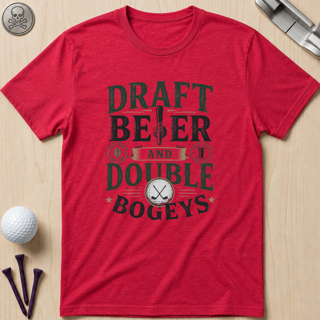 Draft Beer and Double Bogeys T-Shirt