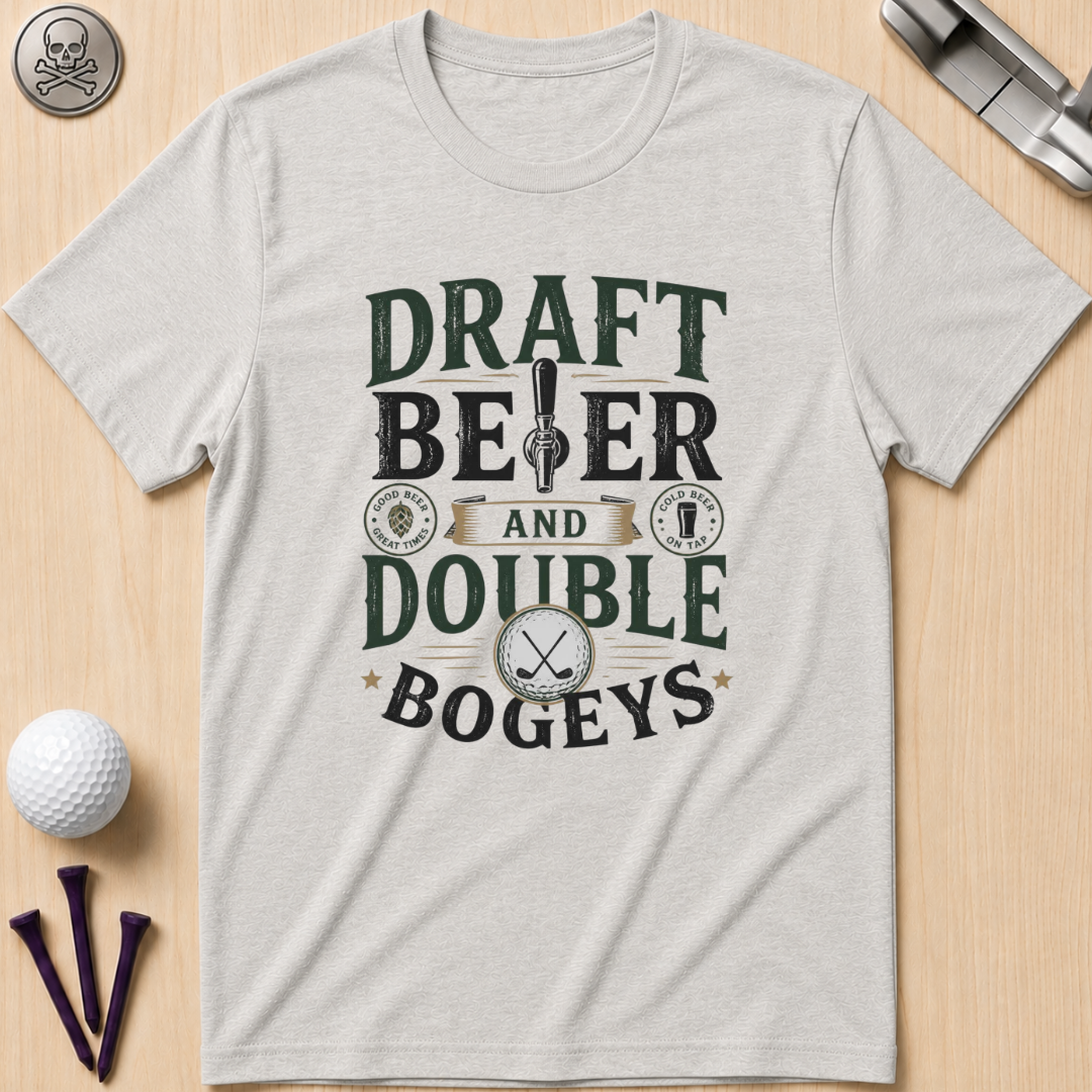 Draft Beer and Double Bogeys T-Shirt