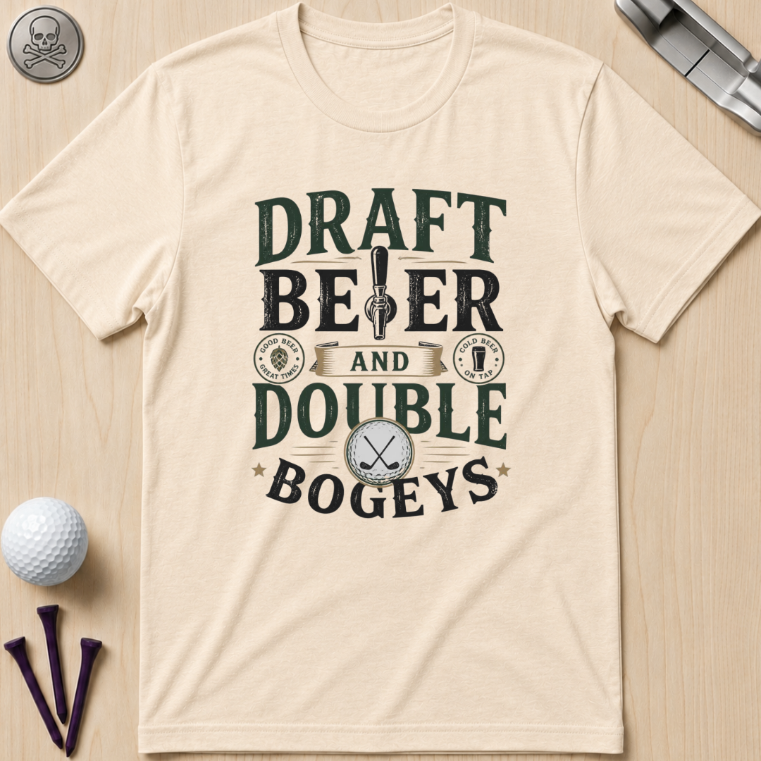 Draft Beer and Double Bogeys T-Shirt