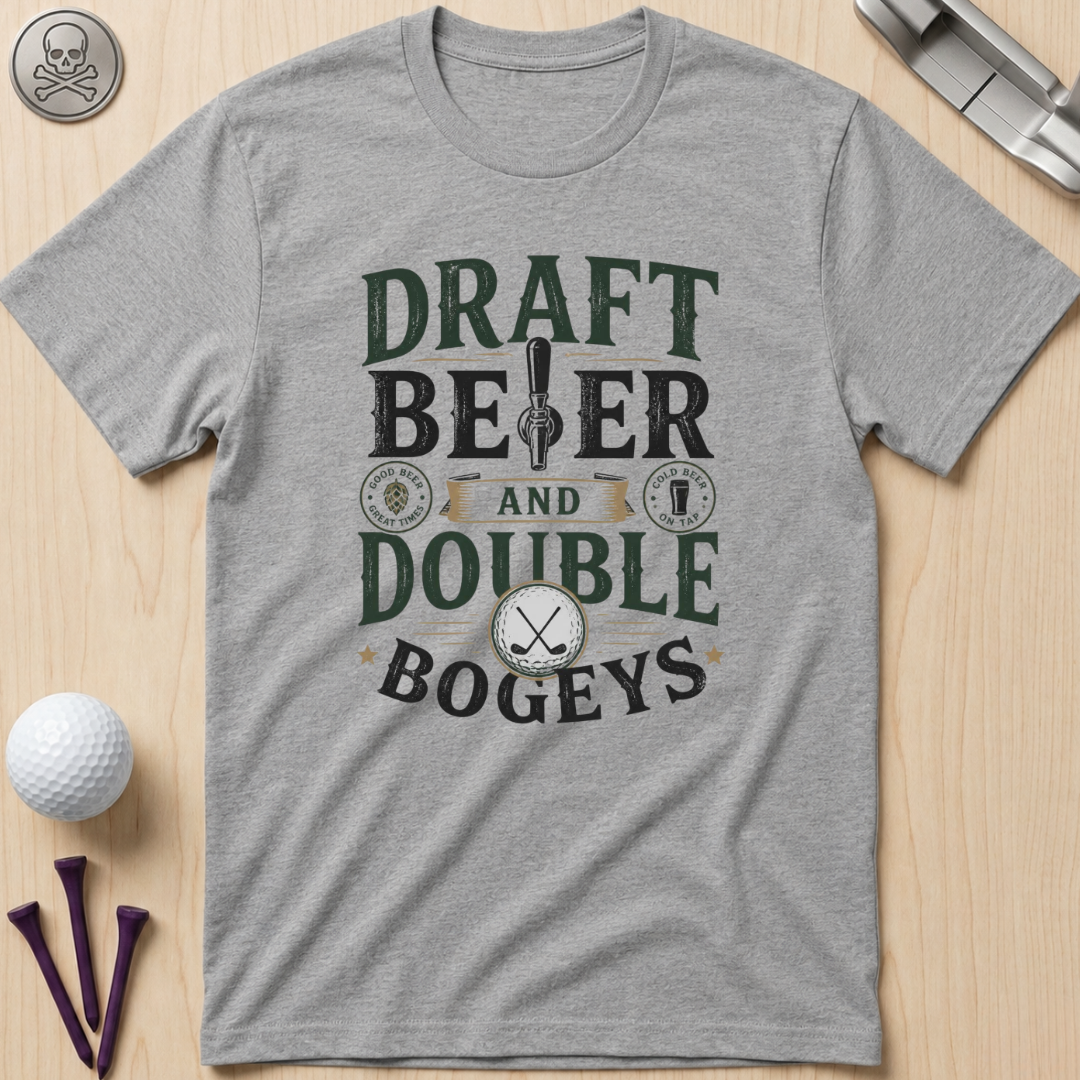 Draft Beer and Double Bogeys T-Shirt
