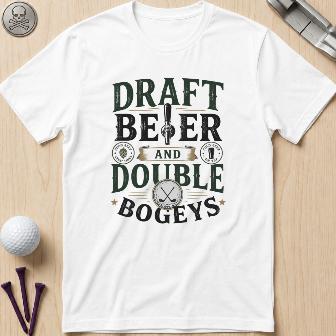 Draft Beer and Double Bogeys T-Shirt