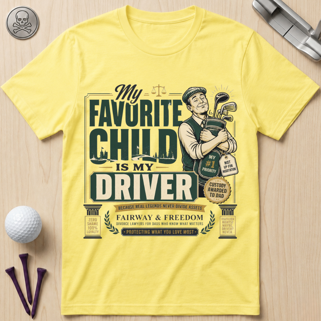 My Favorite Child Is My Driver Golf T-Shirt