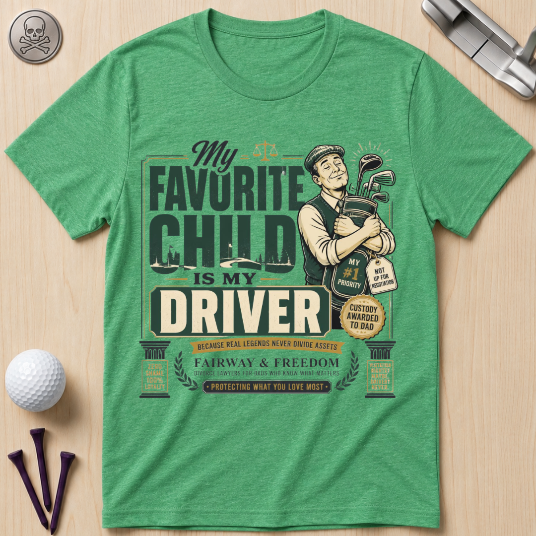 My Favorite Child Is My Driver Golf T-Shirt