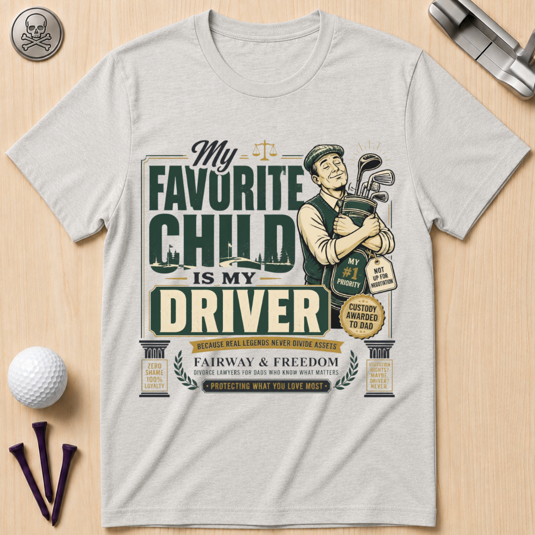 My Favorite Child Is My Driver Golf T-Shirt