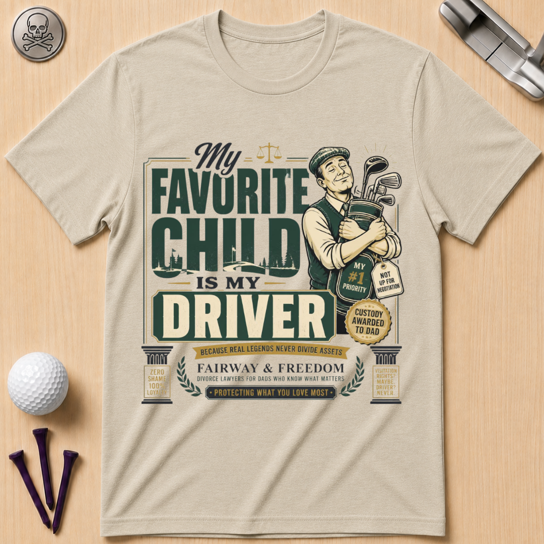 My Favorite Child Is My Driver Golf T-Shirt