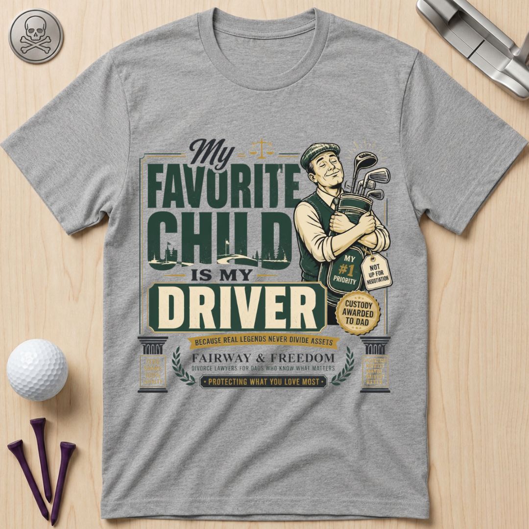My Favorite Child Is My Driver Golf T-Shirt