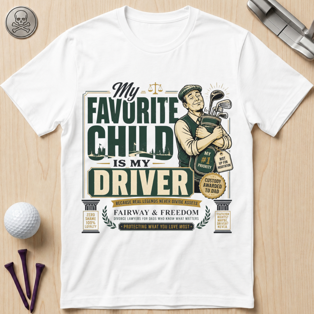 My Favorite Child Is My Driver Golf T-Shirt