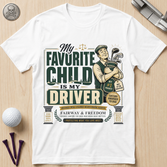 My Favorite Child Is My Driver Golf T-Shirt