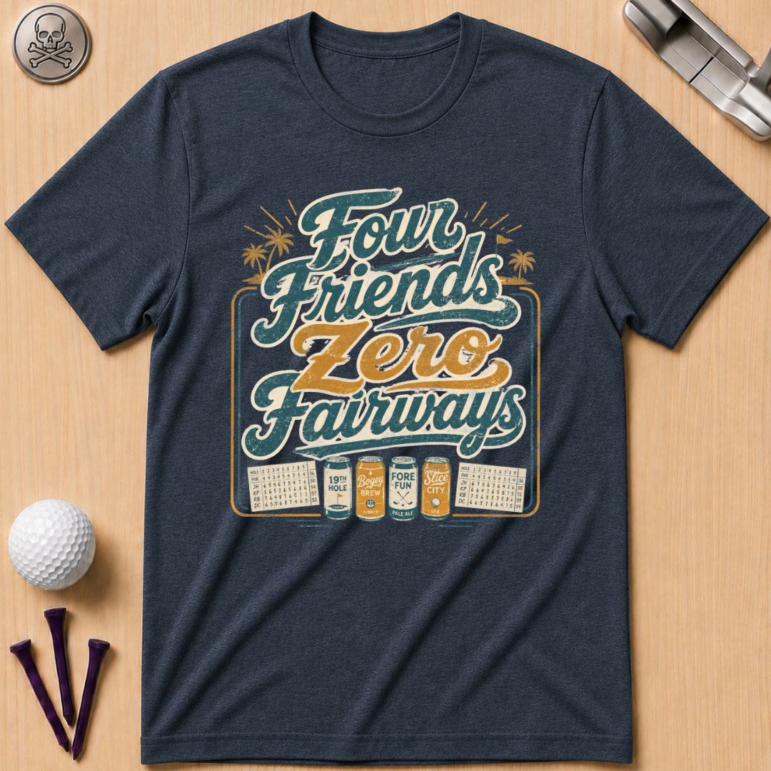 Four Friends Zero Fairways T-Shirt